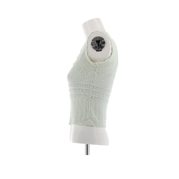 Top en maille pointelle