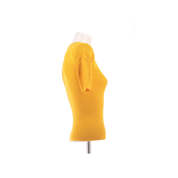 Top jaune
