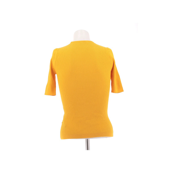 Top jaune