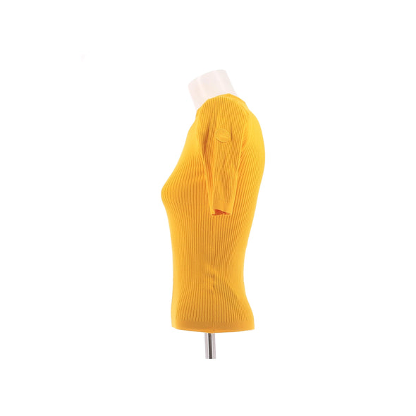 Top jaune