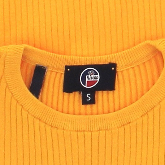 Top jaune