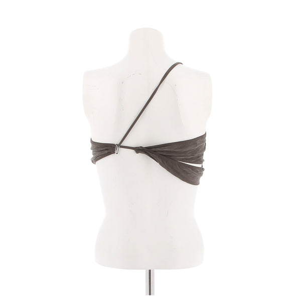 Top bandeau marron