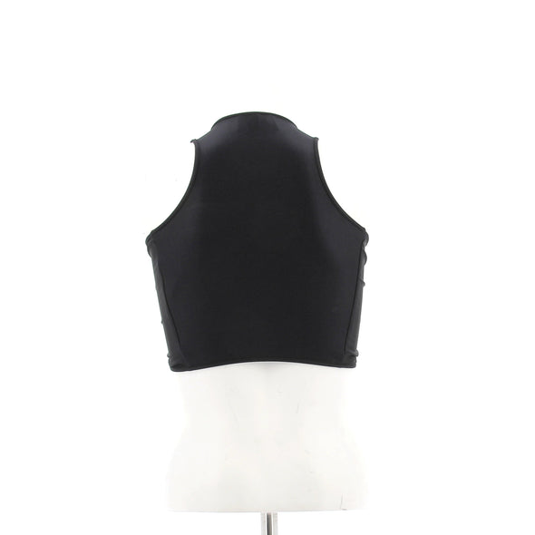 Top crop noir
