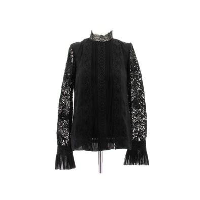 Top en dentelle noir