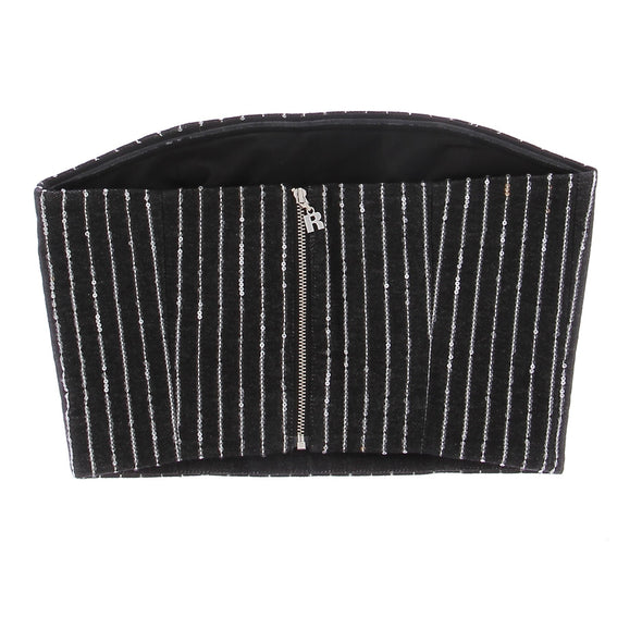 Top bustier à sequins