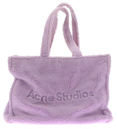 Cabas violet à logo