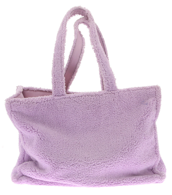 Cabas violet à logo
