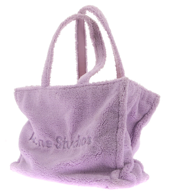 Cabas violet à logo