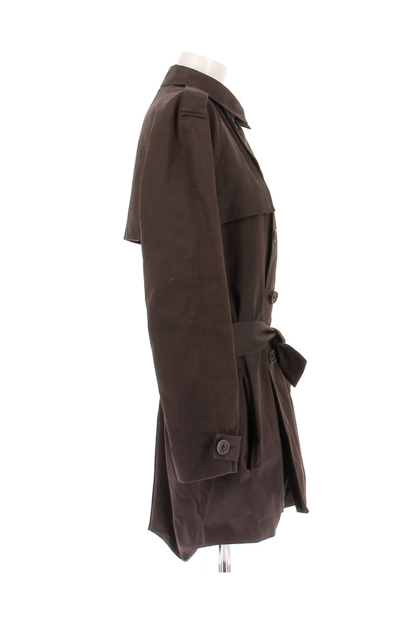 Trench-coat marron