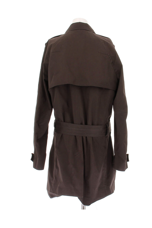 Trench-coat marron