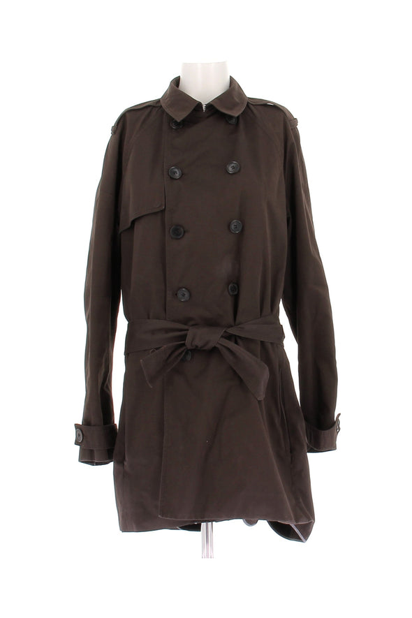 Trench-coat marron