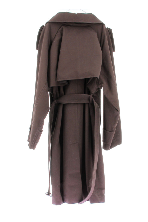 Trench-coat marron