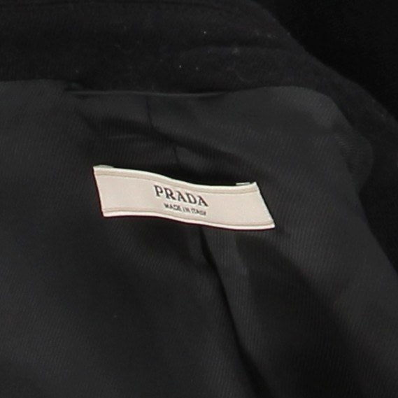 Manteau en laine et fourrure