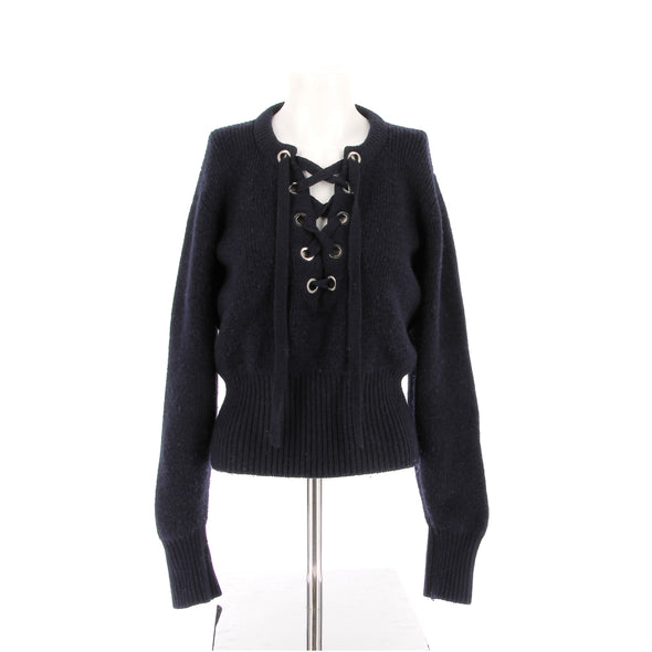 Pull en laine marine