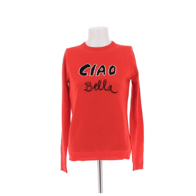 Pull en laine rouge