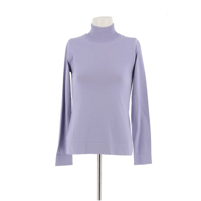 Pull Col roulé lila