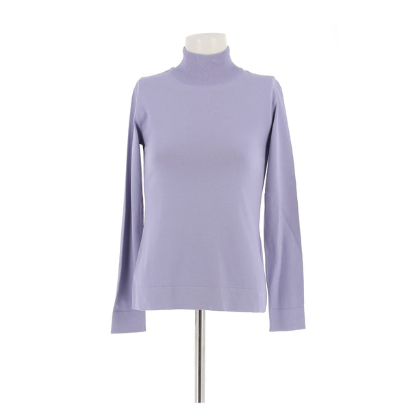 Pull Col roulé lila