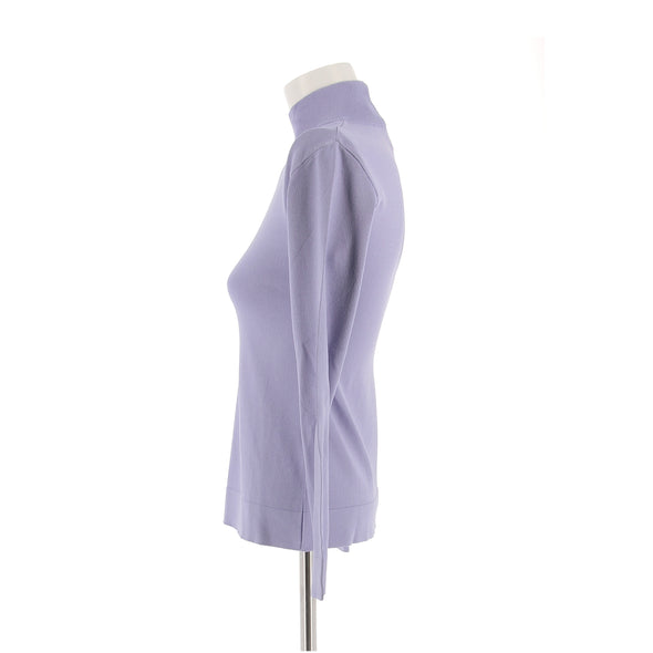 Pull Col roulé lila