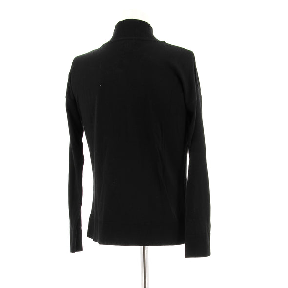 Pull col roulé noir