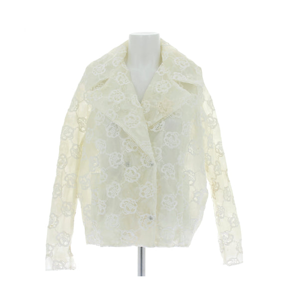 Veste en pvc brodé
