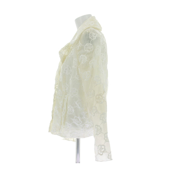 Veste en pvc brodé