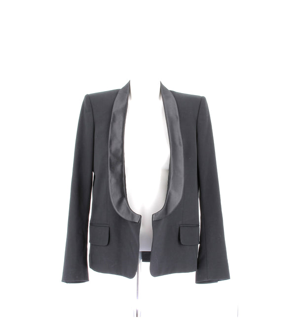 Blazer en laine noir