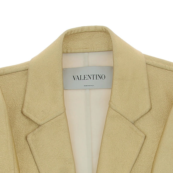 Veste en laine dorée