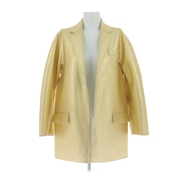 Veste en laine dorée