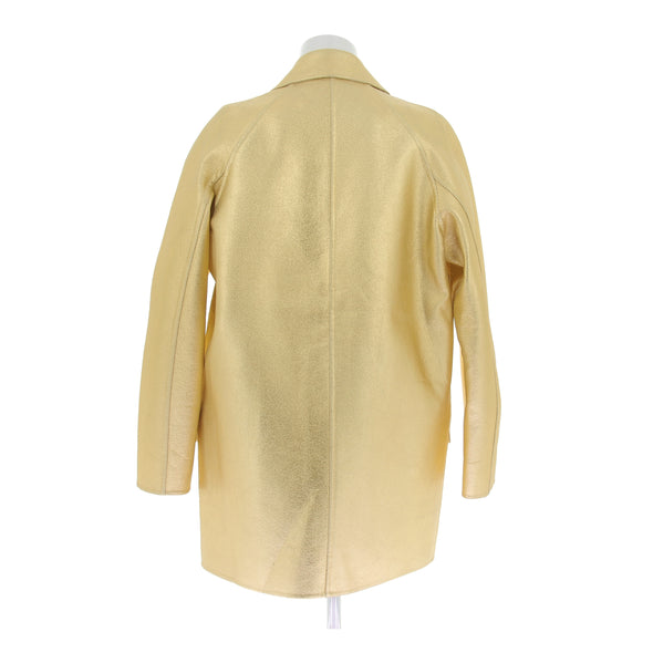 Veste en laine dorée