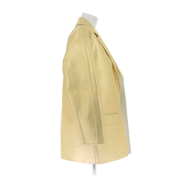 Veste en laine dorée