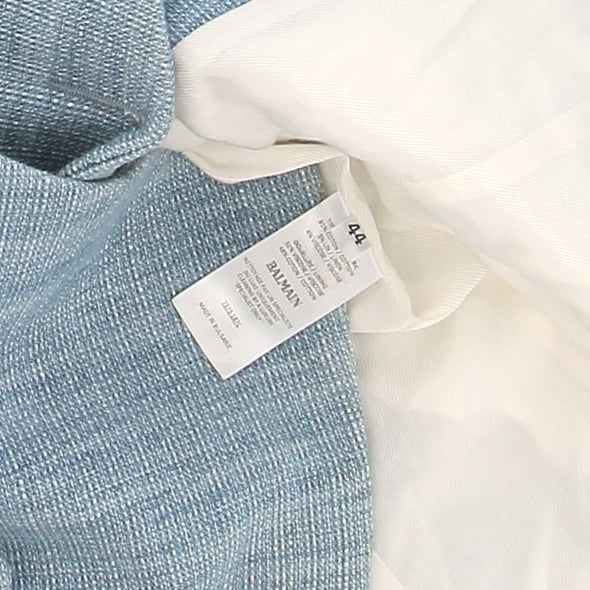 Veste de tailleur bleue