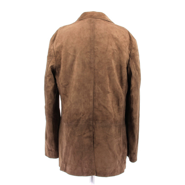 Veste en daim marron