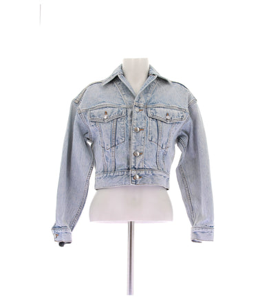 Veste en denim bleu