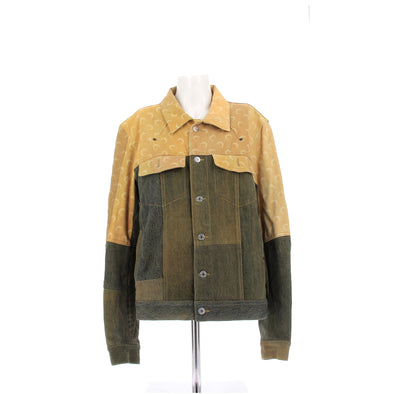 Veste en denim jaune