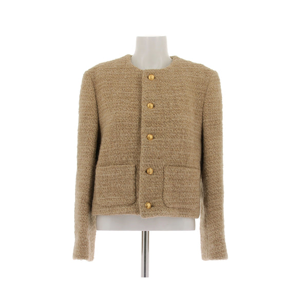 Veste en laine beige