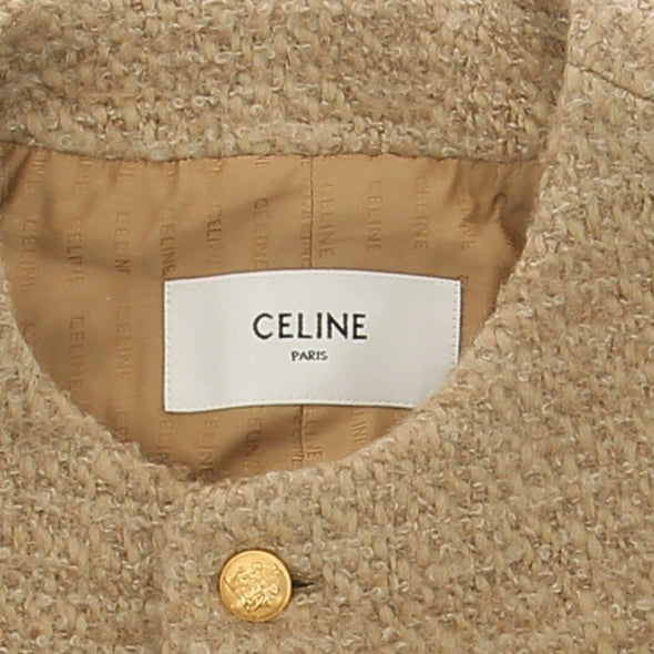 Veste en laine beige
