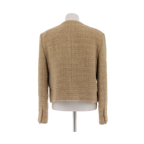 Veste en laine beige