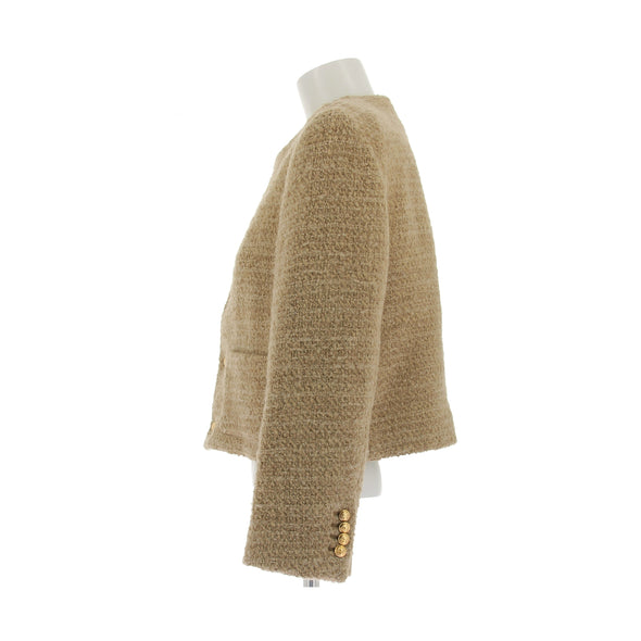 Veste en laine beige