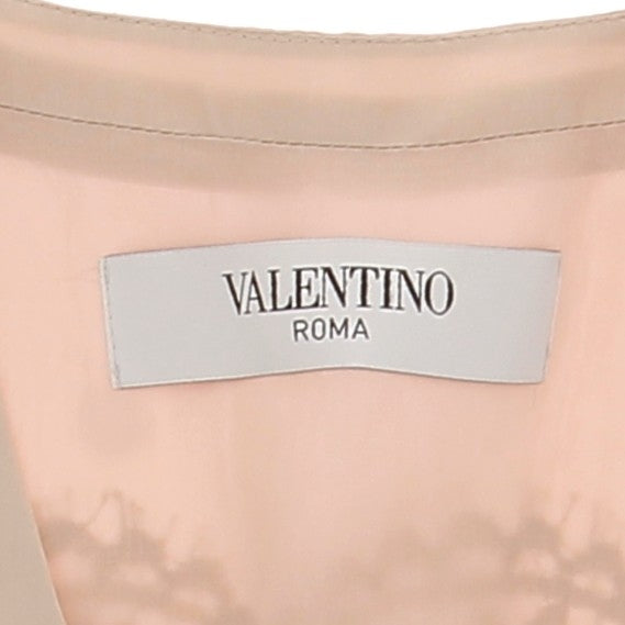 Veste en soie beige