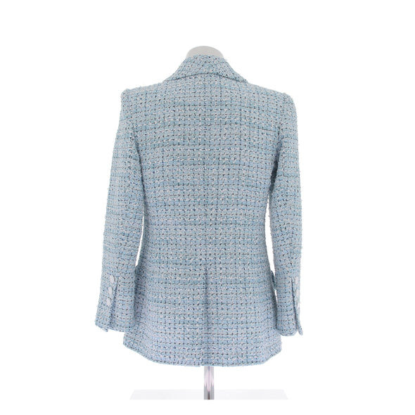 Veste "La Pausa" en tweed bleu