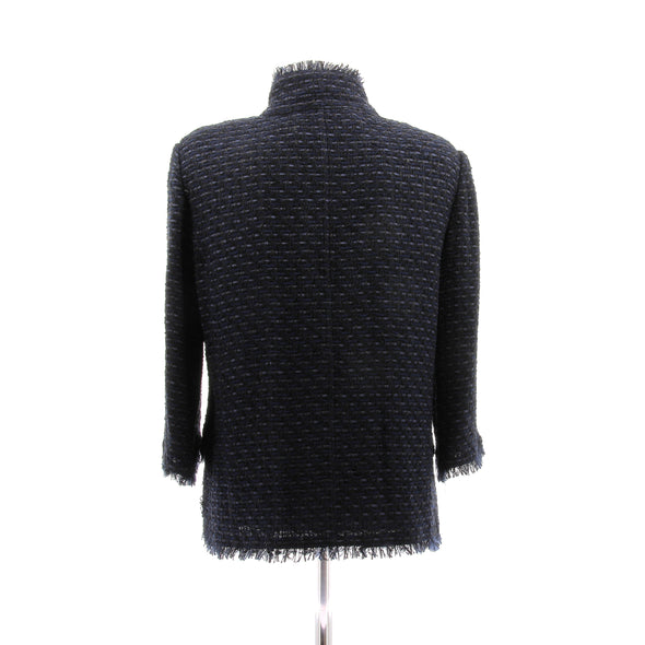 Veste en tweed marine