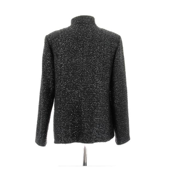 Veste en tweed noir