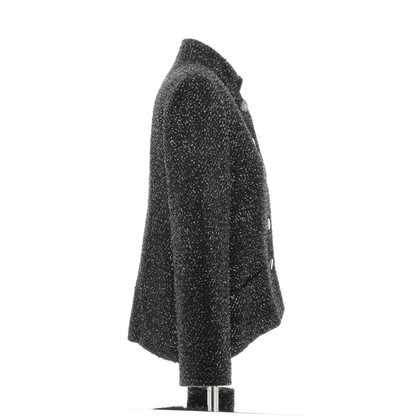 Veste en tweed noir