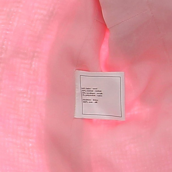 Veste en tweed rose