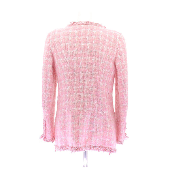 Veste en tweed rose