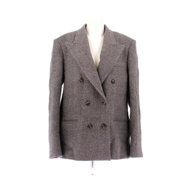 Blazer gris en laine
