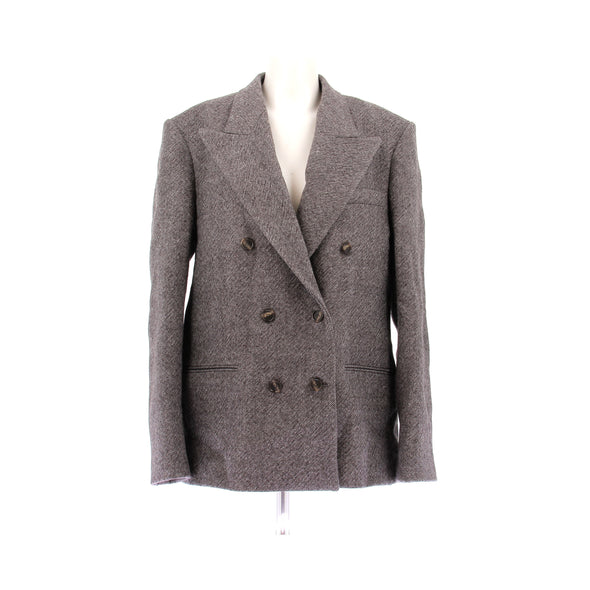 Blazer gris en laine