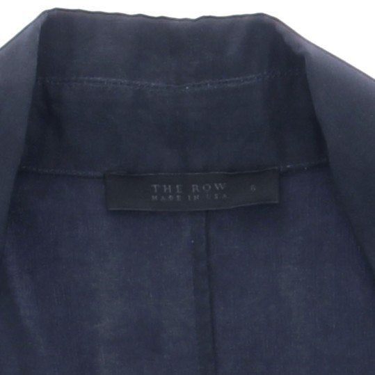 Veste légère bleue marine en cupro