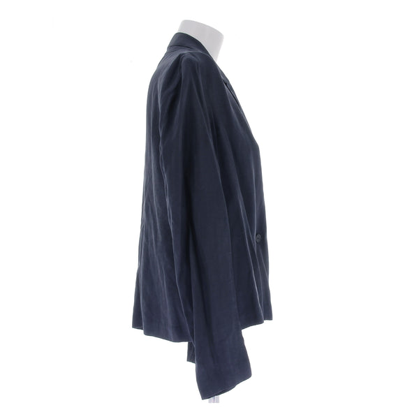 Veste légère bleue marine en cupro