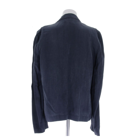Veste légère bleue marine en cupro